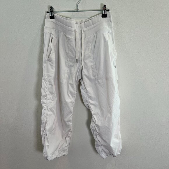 lululemon athletica Pants - Lululemon sz 6 Dance Studio Crop White